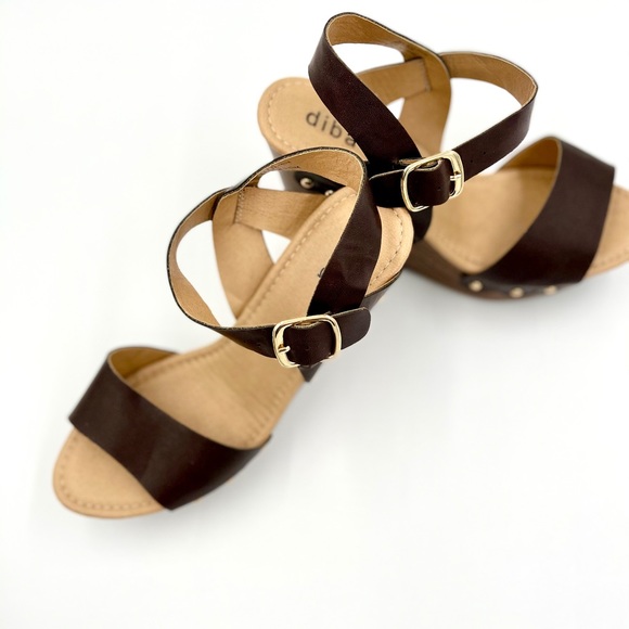 Wedges- Diva brown wedges size 8 - Picture 3 of 6